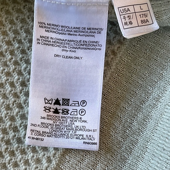 Brooks Brother Merino cardigan sweater - Picture 9 of 13